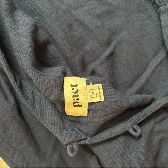 Pact Navy Jumpsuit, size medium - Picture 5 of 7